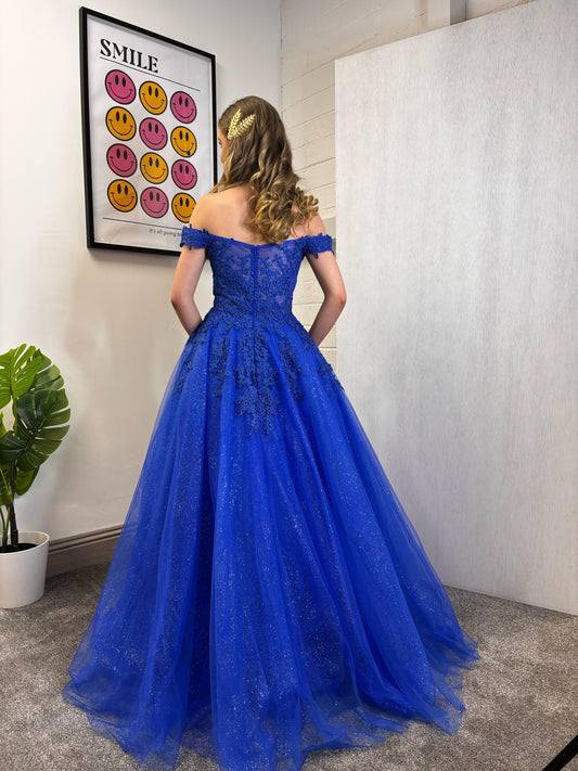 PRINCESS GOWN ROYAL BLUE