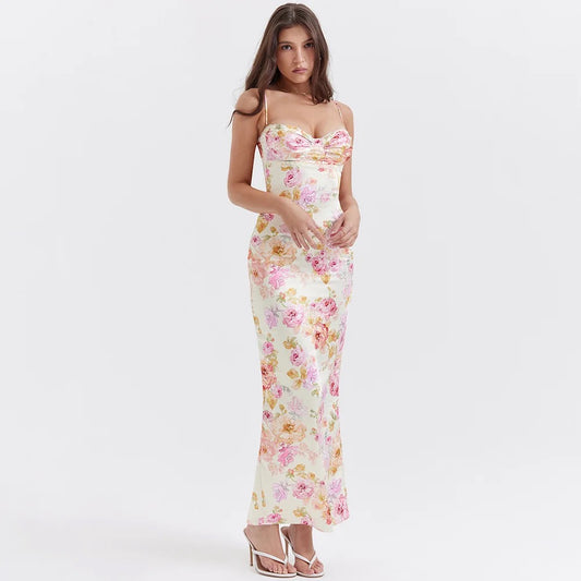 FLORAL MIDI DRESS-  DELIVERY FIRST WEEK OF MAY