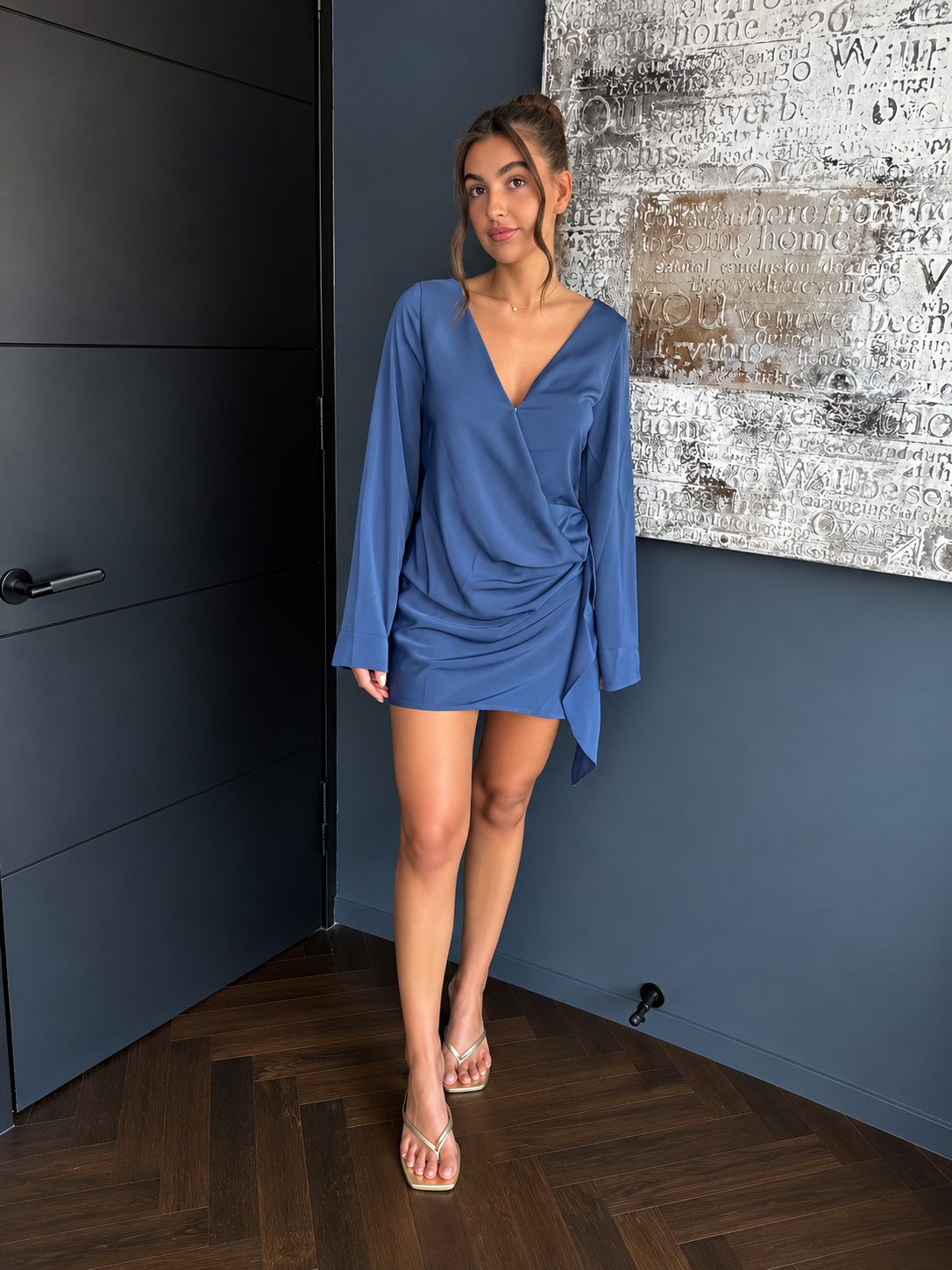 ABBY DRESS NAVY