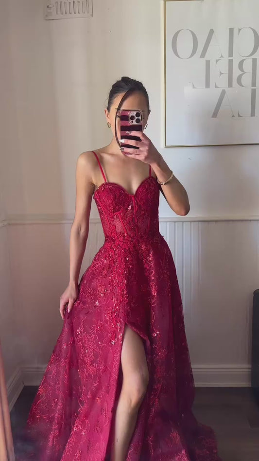 KAYA BALL GOWN RED