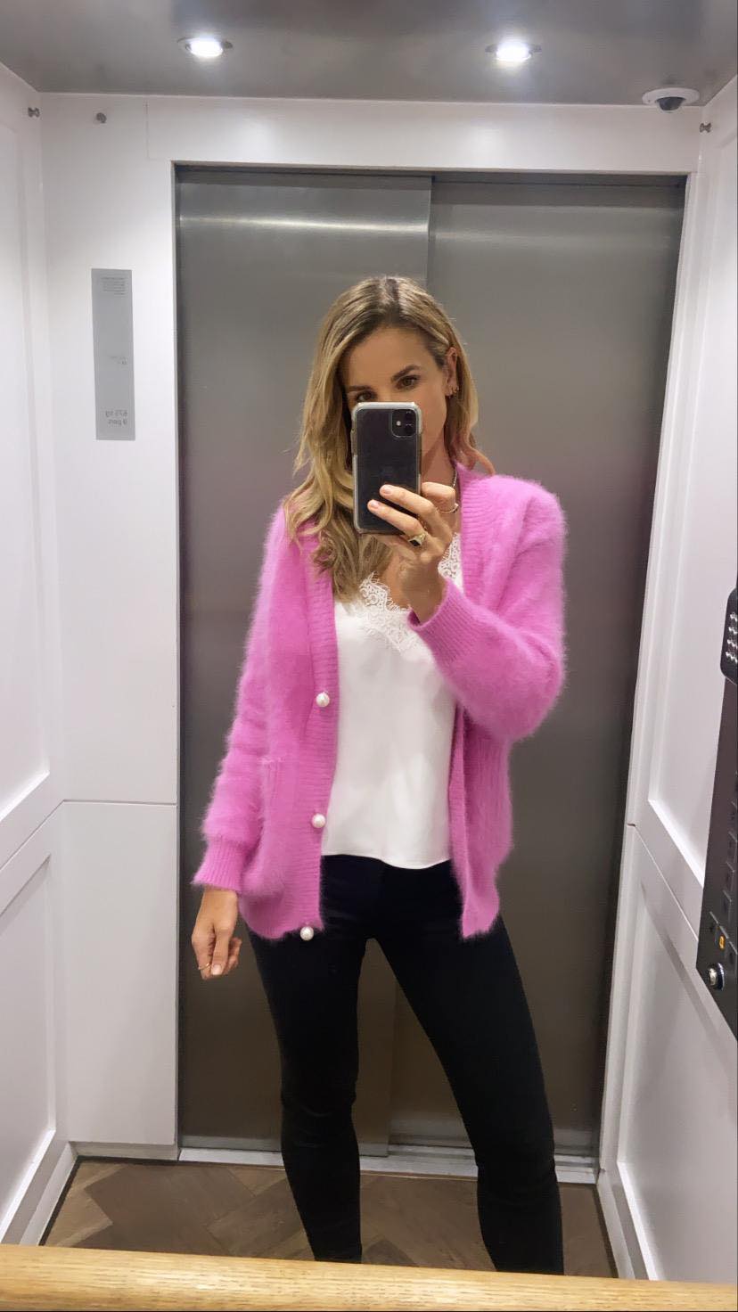 KIMMY PINK CARDIGAN