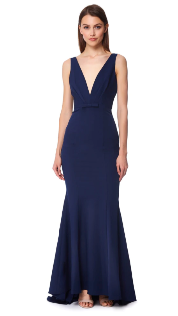 FREIDA GOWN NAVY EVENING WEAR DUBLIN Starla Boutique