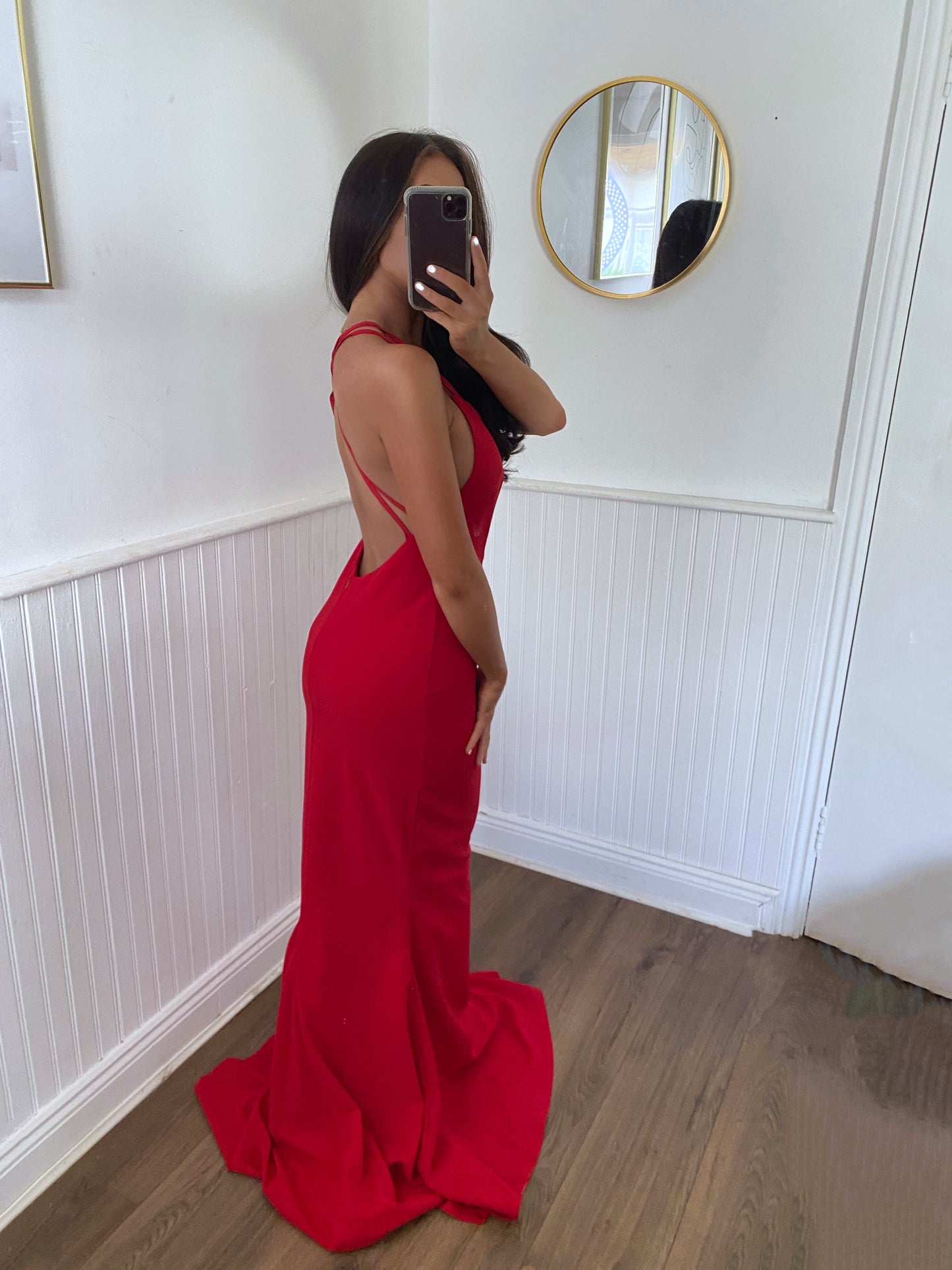 TROY GOWN RED