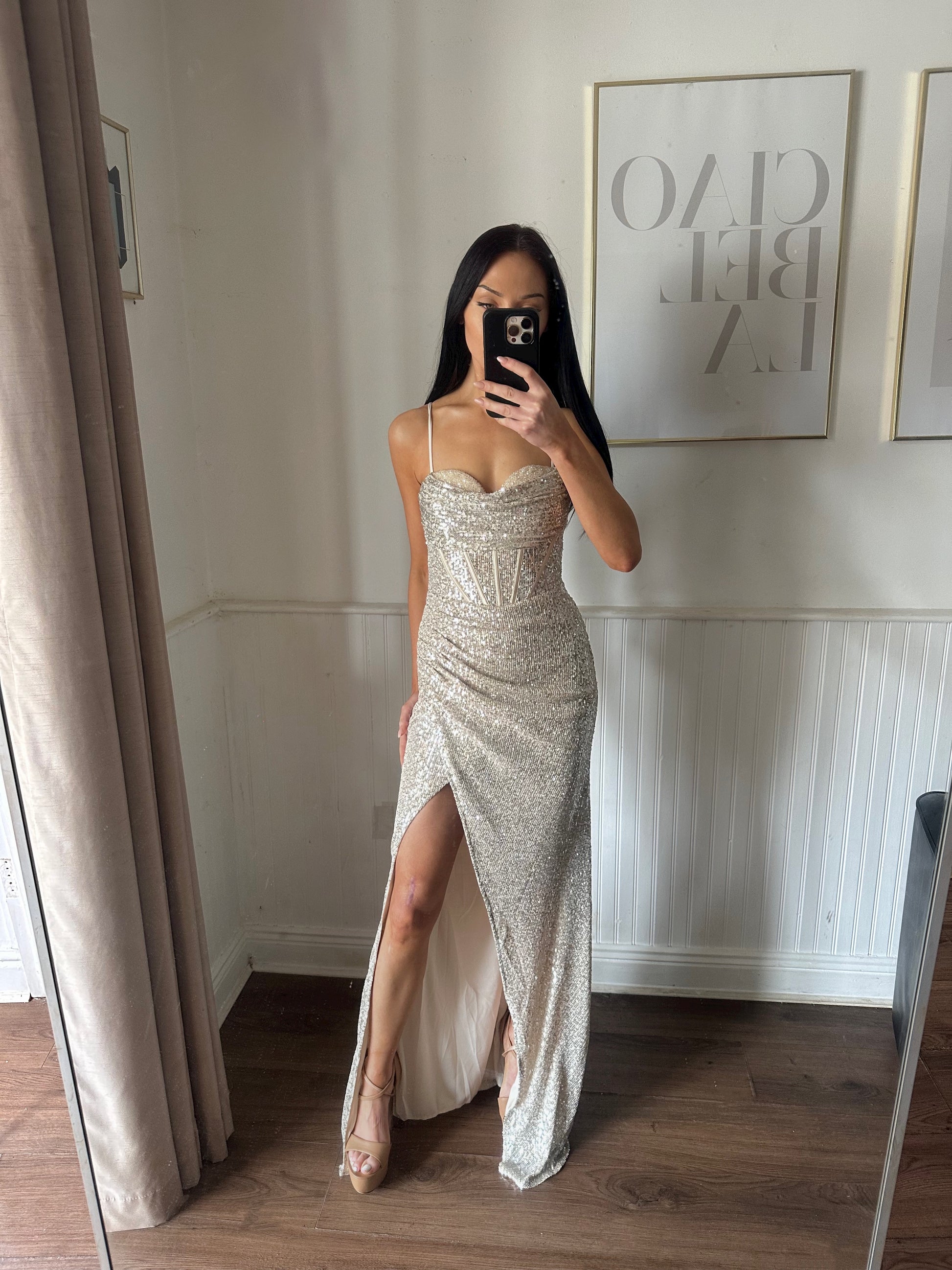 gold debs dresses Gold Debs Dress