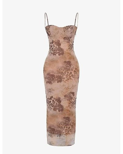 LEOPARD LOVE SLIP DRESS