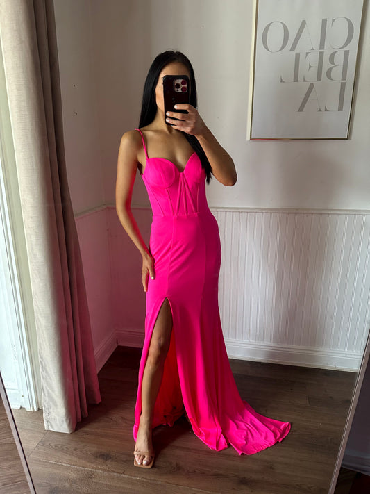 HOT PINK GOWN