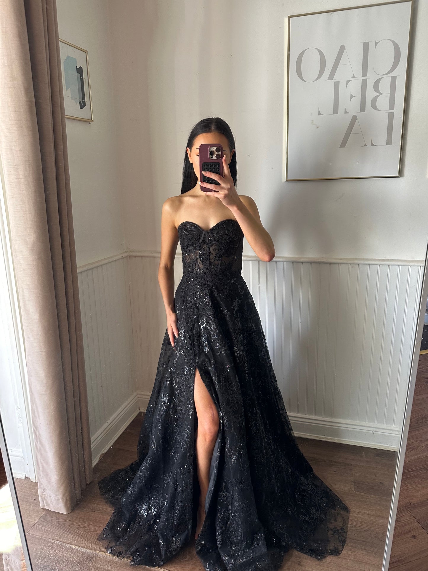 KAYA BLACK BALL GOWN