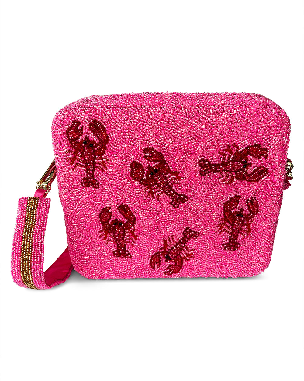 Lobster Box Bag Pink and Red