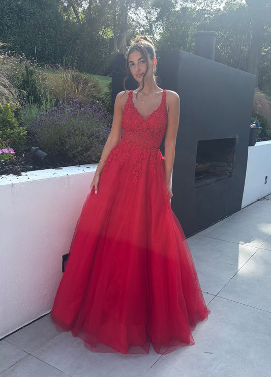 PRINCESS GOWN RED