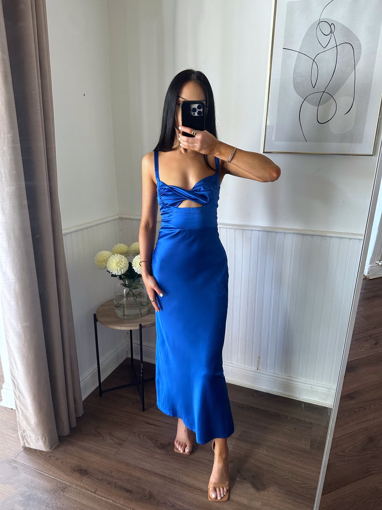 KELSI DRESS ROYAL BLUE