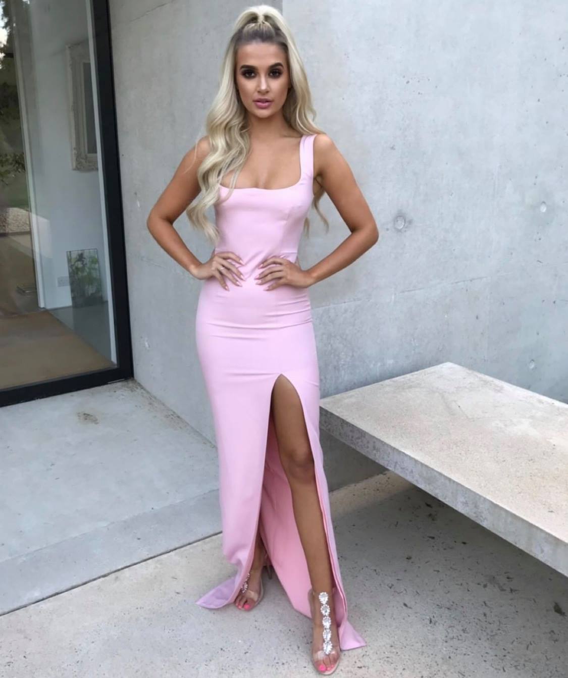 KIM GOWN PINK bridesmaid dress Dublin