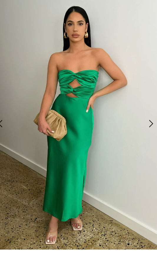 MICH DRESS EMERALD-PRE ORDER FOR FORST WEEK OF MAY DELIVERY