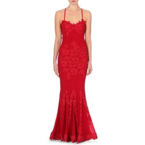 PORSIA LACE GOWN RED DEBS DRESS DUBLIN