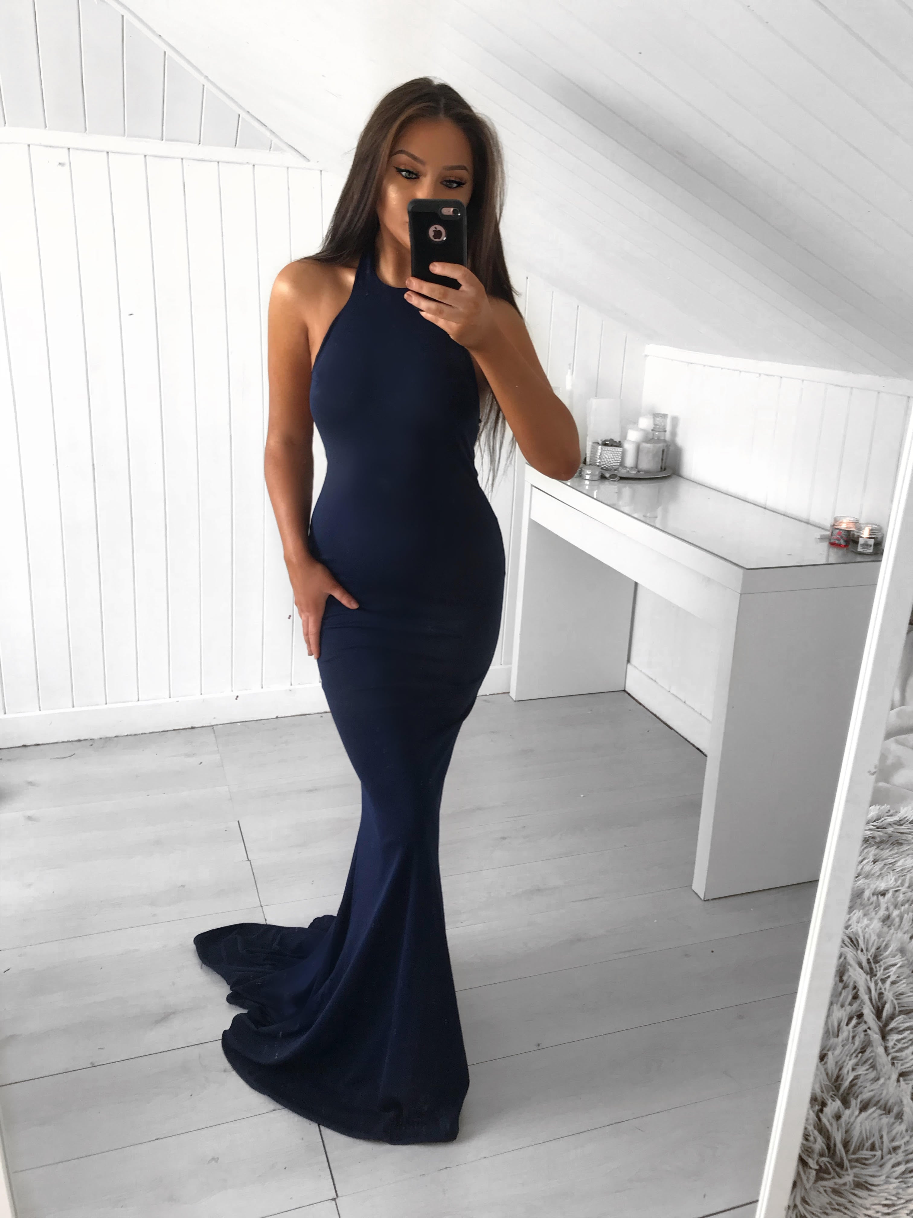 Navy store formal dress